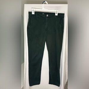 Adriano Goldschmied Women's Green  Chino Corduroy Pants size 29R